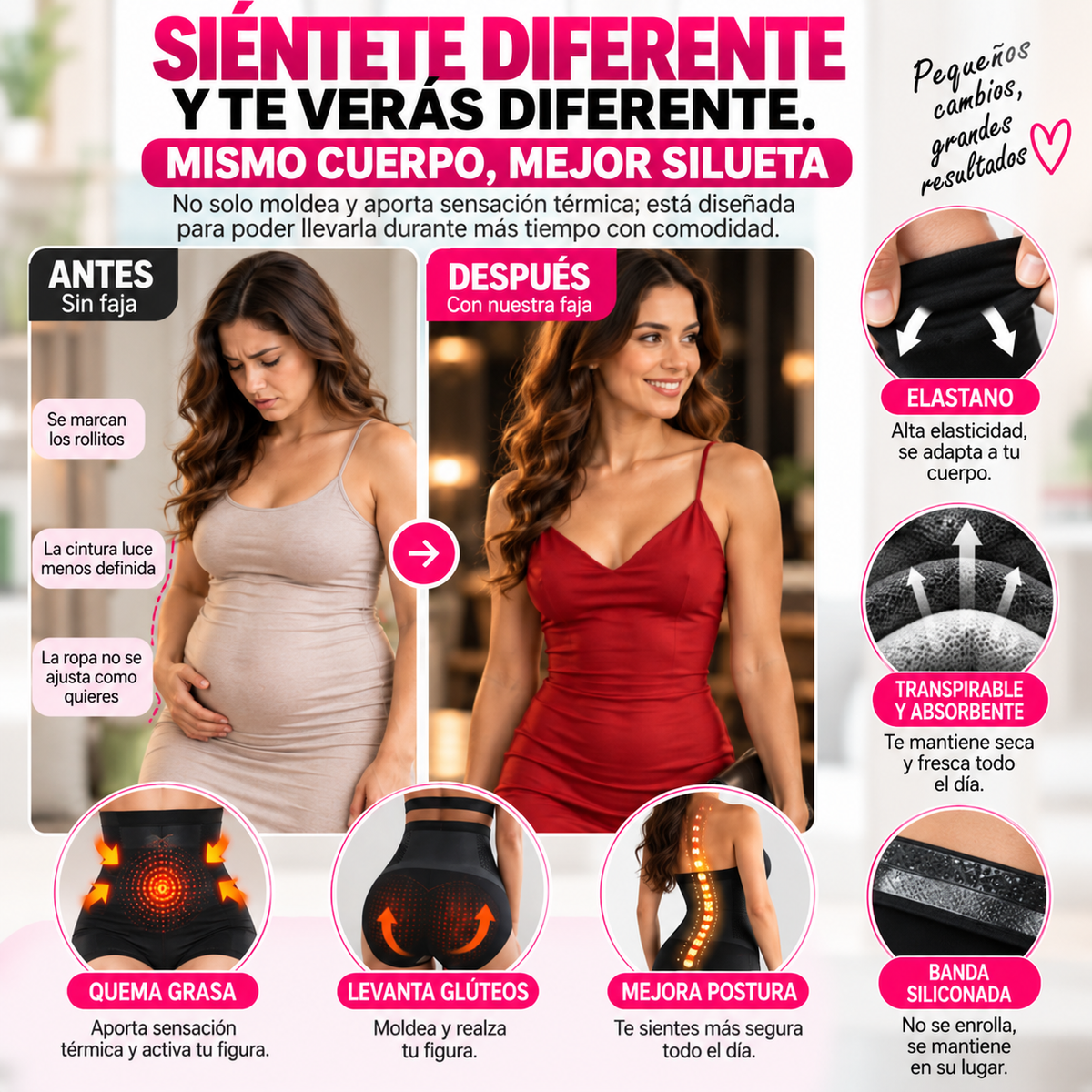ThermoShape™ - Faja Termogénica Moldeadora