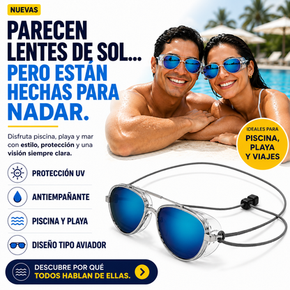 AquaVision™ – Gafas Acuáticas Premium UV
