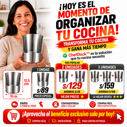 ChefDock™- Soporte para utensilios de cocina