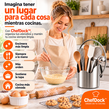 ChefDock™- Soporte para utensilios de cocina