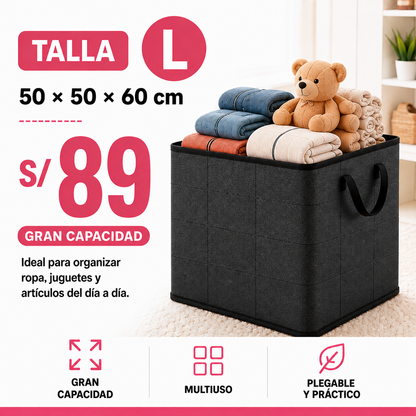GuardaMax™ Organizador plegable, antipolvo de gran capacidad.