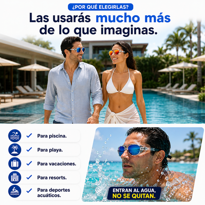 AquaVision™ – Gafas Acuáticas Premium UV